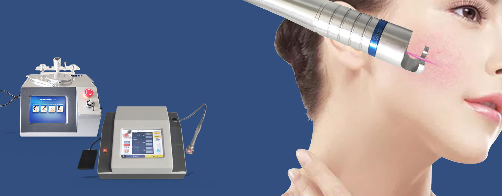 980nm Diode Laser Power And Pulse For Spider Veins/varicose Vein
