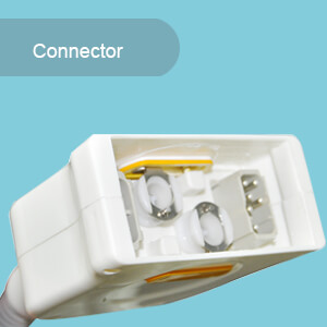 Connector: "plug & play" no need technician