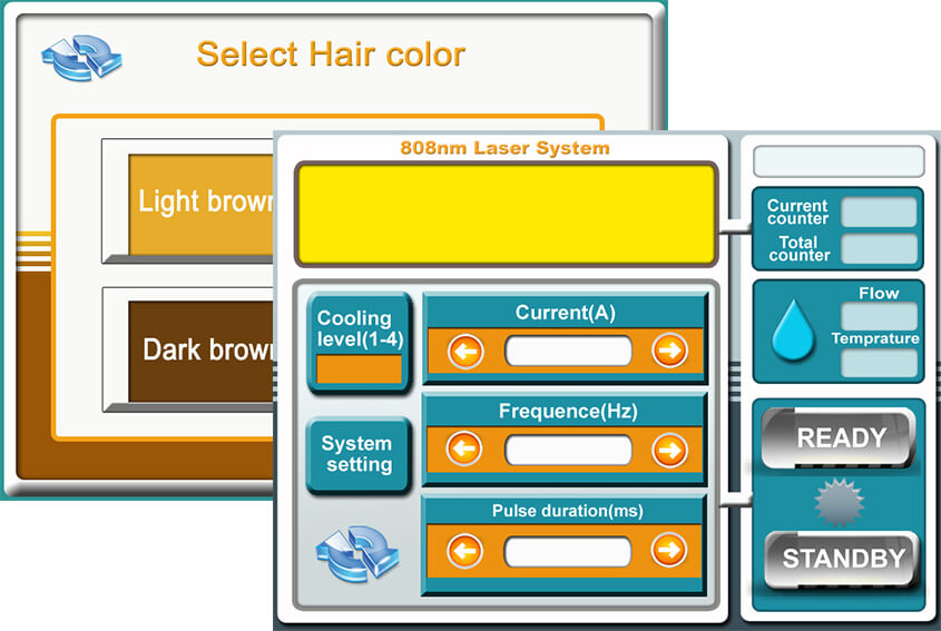 Intuitive Color LCD Touchscreen