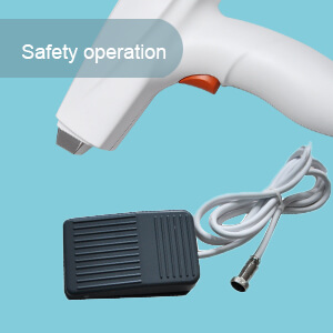 Safety operation: Hand and pedal double operation modes