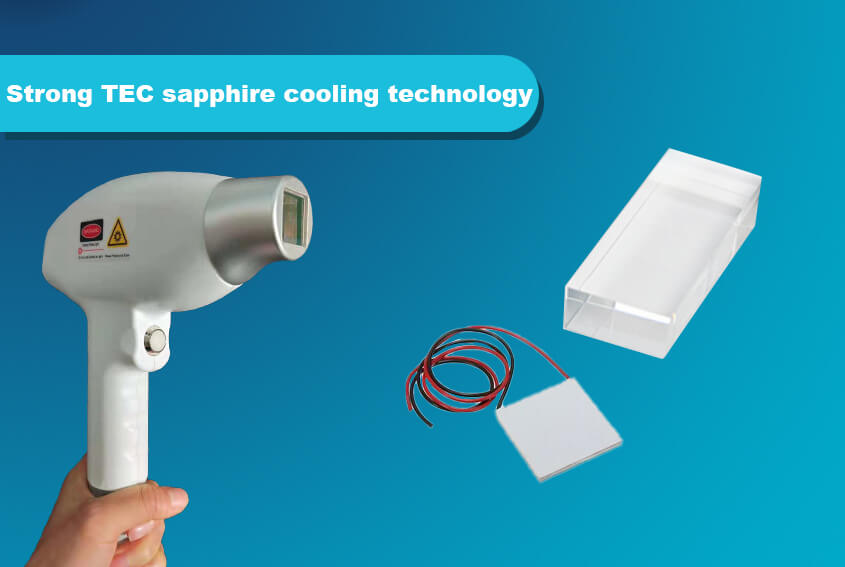 Strong TEC sapphire cooling technology