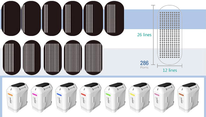 9D hifu ultrasound machine has 8 different cartridges