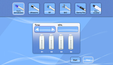 Hydra Dermabrasion Interface