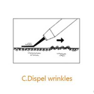 Dispel wrinkles