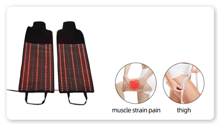 The two middle pads for the legs, etc.